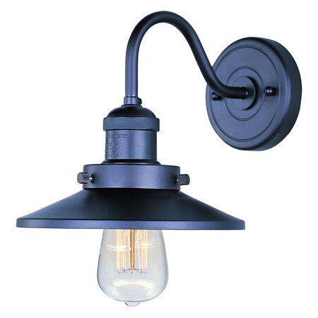 Maxim One Light Bronze Wall Light 25080BZ
